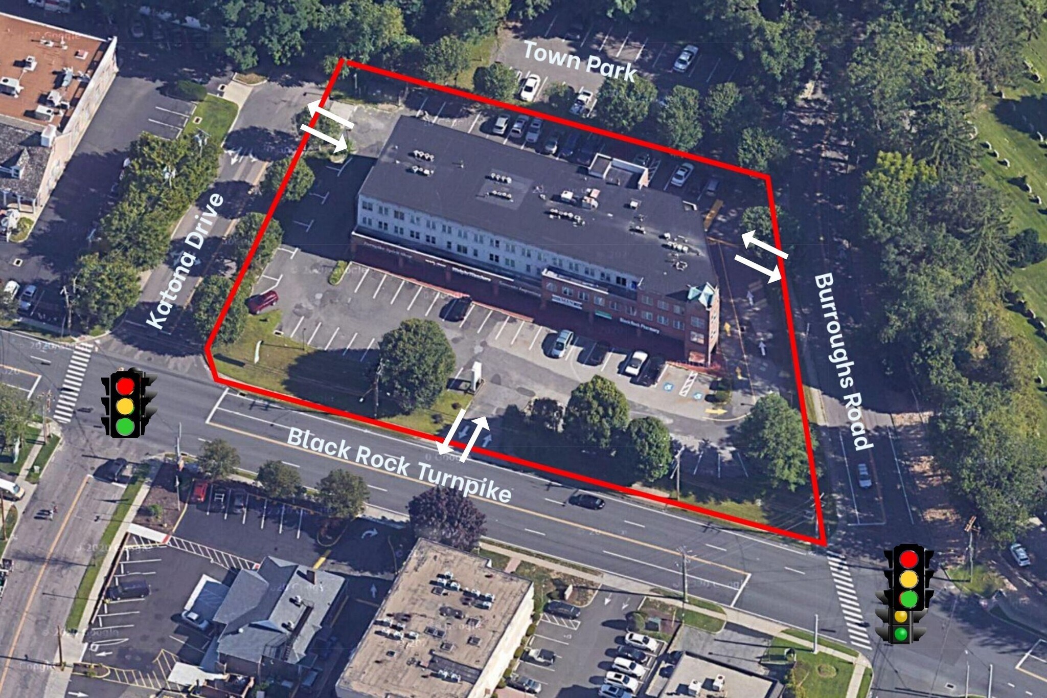 1838 Black Rock Tpke, Fairfield, CT for sale Aerial- Image 1 of 1