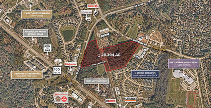 SEQ of FM 3083 and Longmire rd, Conroe, TX - aerial  map view - Image1