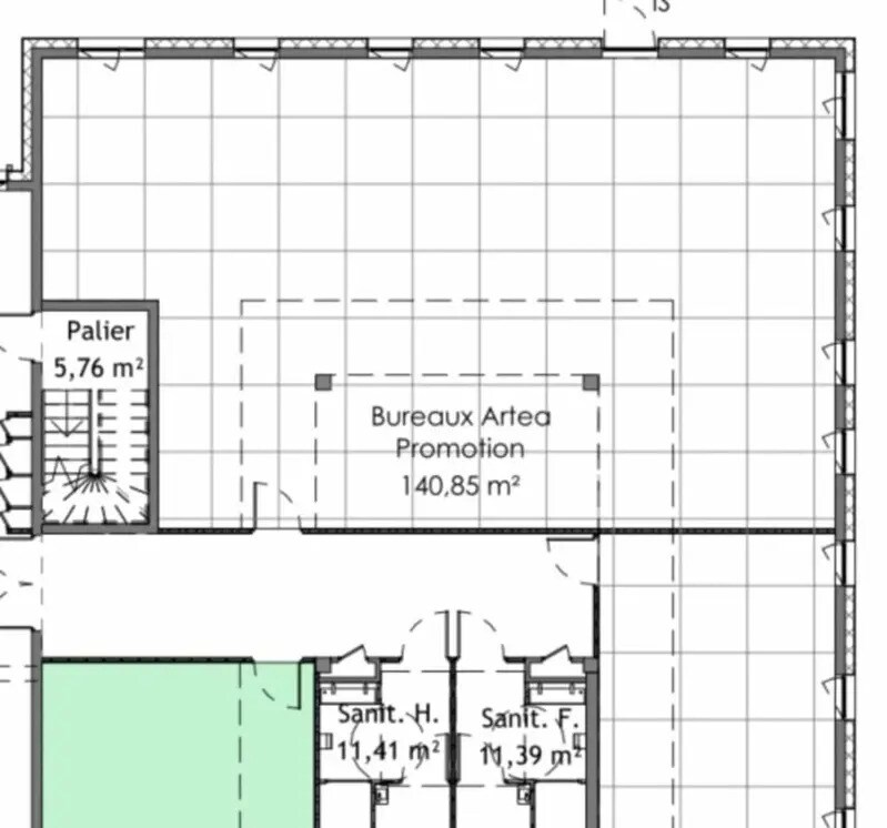 Location Bureaux 161 m² - Photo 1
