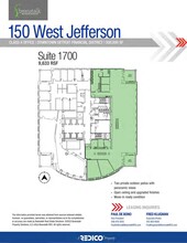 150 W Jefferson Ave, Detroit, MI for rent Site Plan- Image 1 of 1