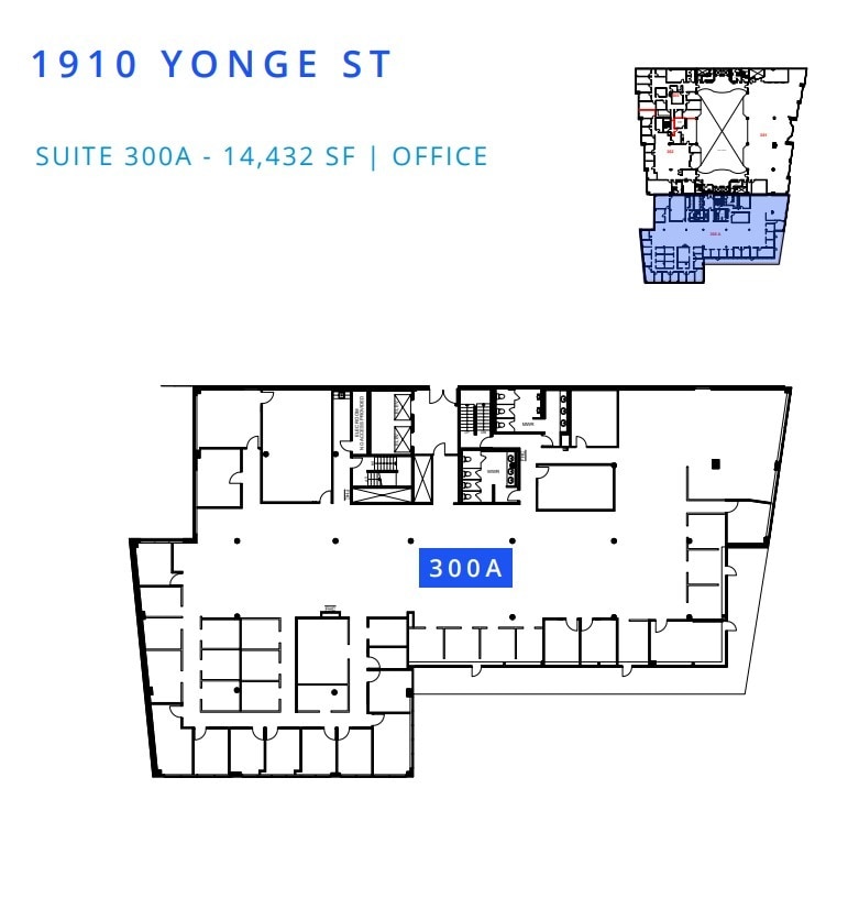 1910-1920 Yonge St, Toronto, ON to rent Floor Plan- Image 1 of 1