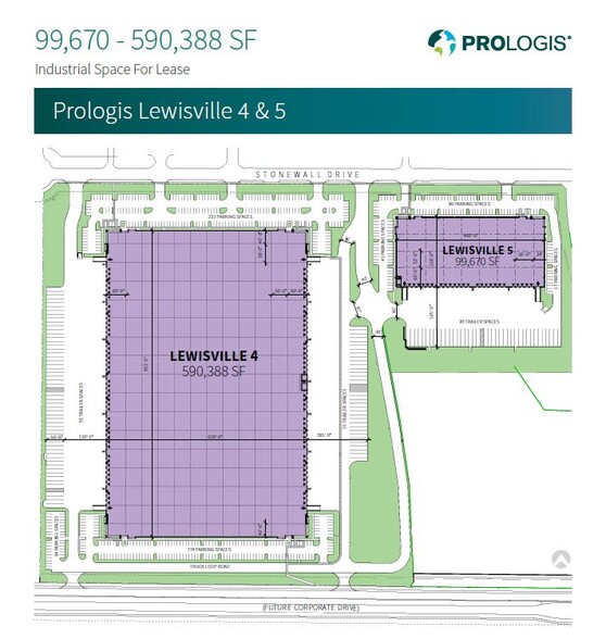 Stonewall Dr Building 4, Lewisville, TX for rent - Site Plan - Image 2 of 2