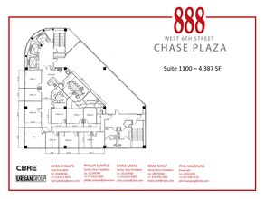 888 W 6th St, Los Angeles, CA for rent Site Plan- Image 1 of 2