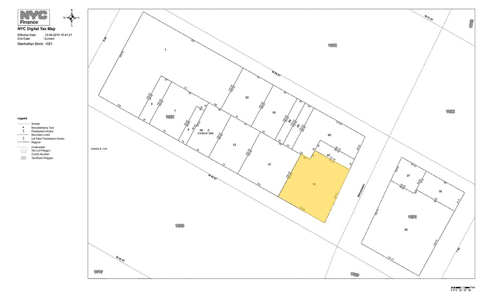 1619 Broadway, New York, NY for rent - Plat Map - Image 2 of 18