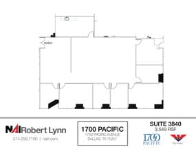 1700 Pacific Ave, Dallas, TX to rent Floor Plan- Image 1 of 1