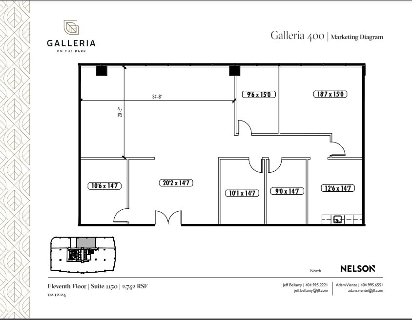 600 Galleria Pky SE, Atlanta, GA for rent Floor Plan- Image 1 of 1