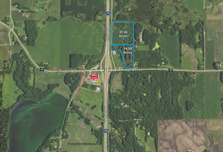 NE Interstate 35, Northfield, MN - aerial  map view