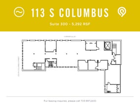 113 S Columbus St, Alexandria, VA to rent Floor Plan- Image 1 of 1