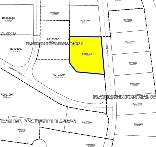 2465 Central Ave, Boulder, CO for rent - Plat Map - Image 2 of 6