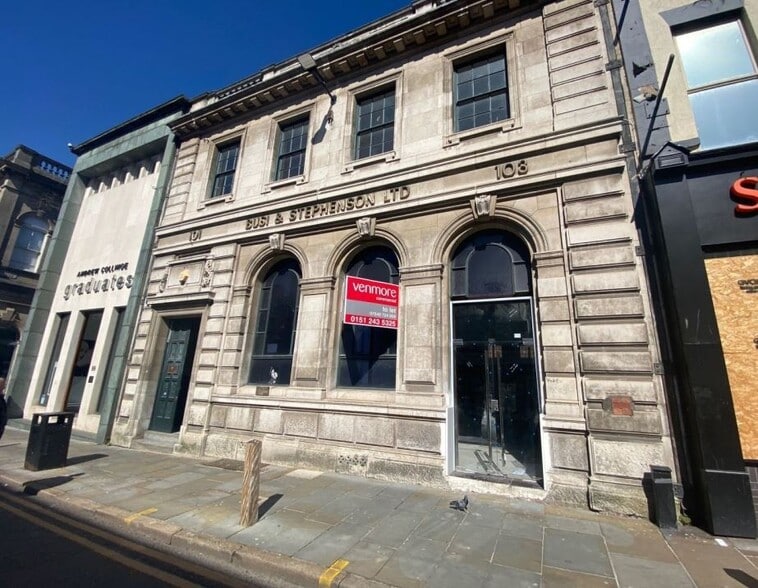 101-103 Bold St, Liverpool for sale - Building Photo - Image 1 of 1