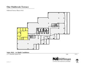 18W200 W 22nd St, Oakbrook Terrace, IL for rent Floor Plan- Image 1 of 6