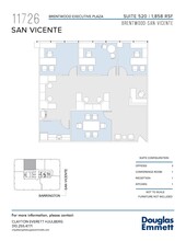 11726 San Vicente Blvd, Los Angeles, CA for rent Floor Plan- Image 2 of 2