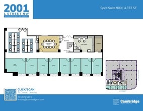 2001 L St NW, Washington, DC to rent Floor Plan- Image 1 of 1