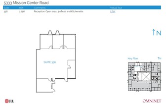 5373 Mission Center Rd, San Diego, CA for rent Floor Plan- Image 1 of 1