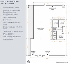 6285 S Mojave Rd, Las Vegas, NV for rent Floor Plan- Image 1 of 1