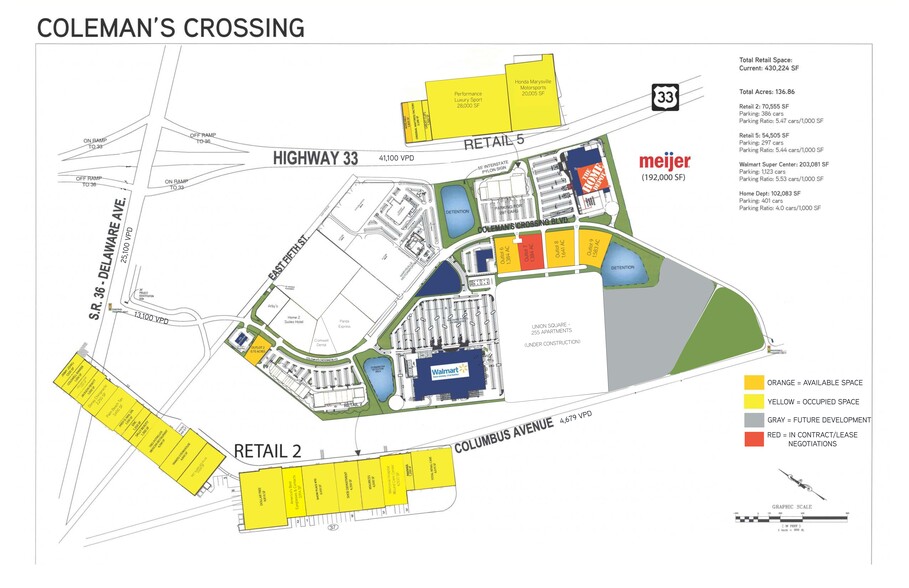 Coleman's Crossing Blvd, Marysville, OH for sale - Site Plan - Image 2 of 2