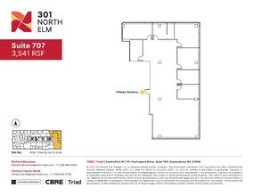 301 N Elm St, Greensboro, NC for rent Floor Plan- Image 1 of 1