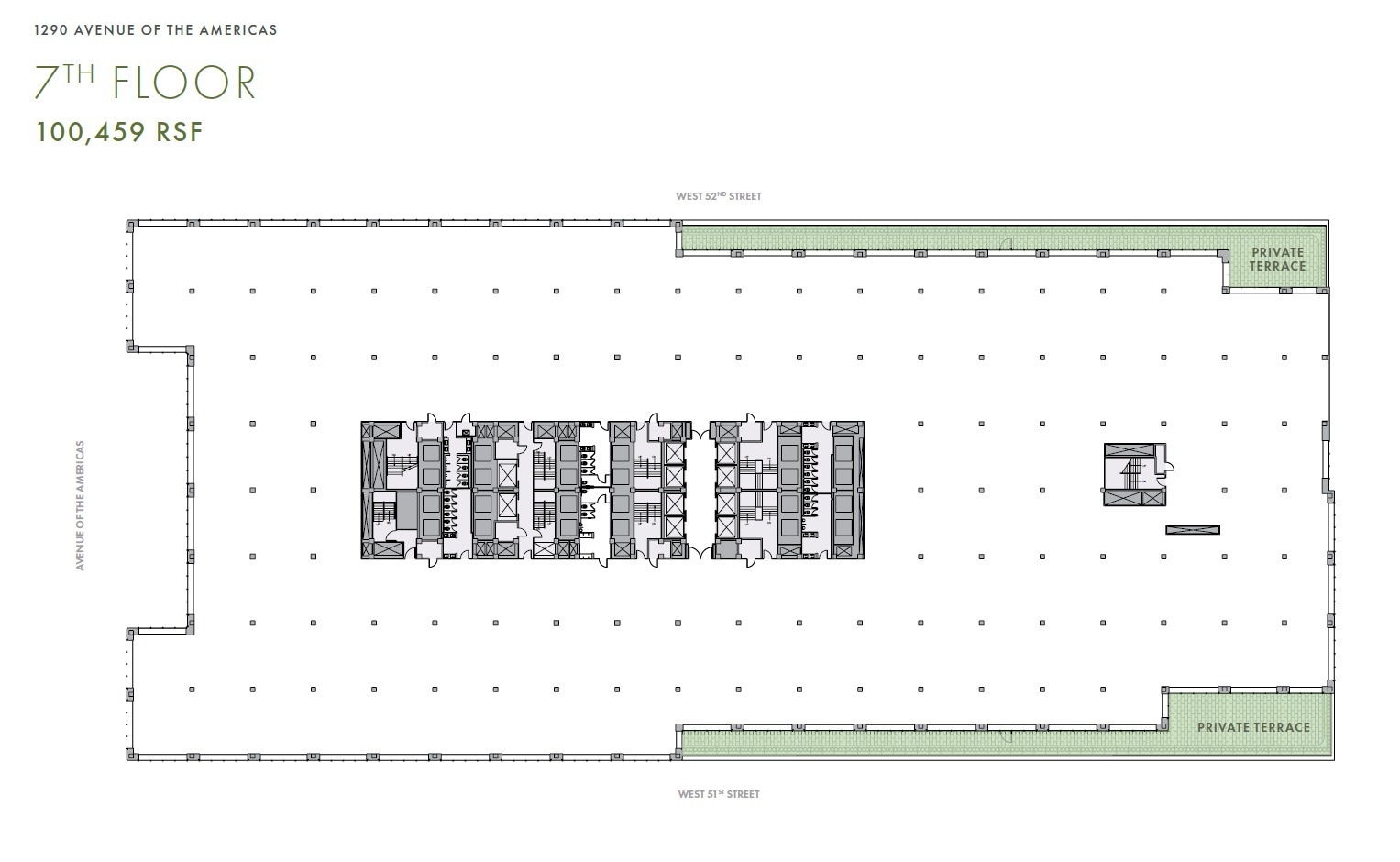 1290 Avenue of the Americas, New York, NY to rent Floor Plan- Image 1 of 4