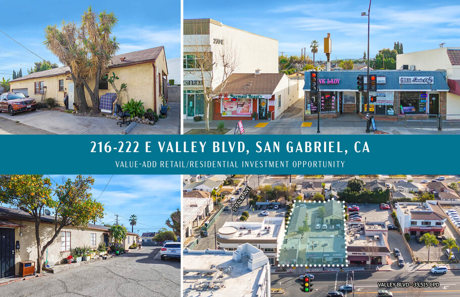 216-222 E Valley Blvd, San Gabriel, CA for sale - Building Photo - Image 1 of 8