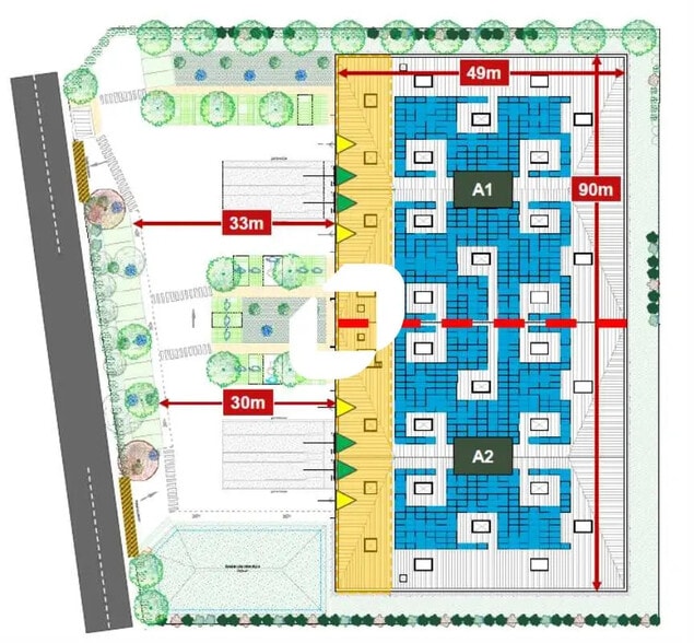 Light Industrial in Aulnay-sous-Bois to rent - Site Plan - Image 3 of 3