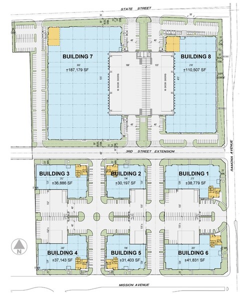 Ramona Ave & Mission Blvd, Montclair, CA for rent - Site Plan - Image 3 of 43