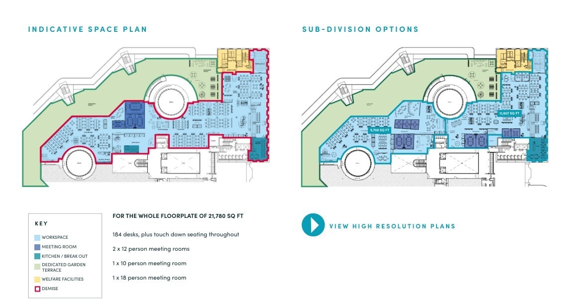 1 Tanfield, Edinburgh to rent Floor Plan- Image 1 of 6