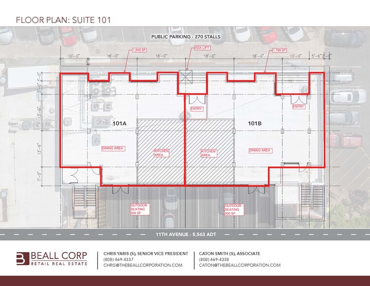 1123 11th Ave, Honolulu, HI for rent - Floor Plan - Image 3 of 16