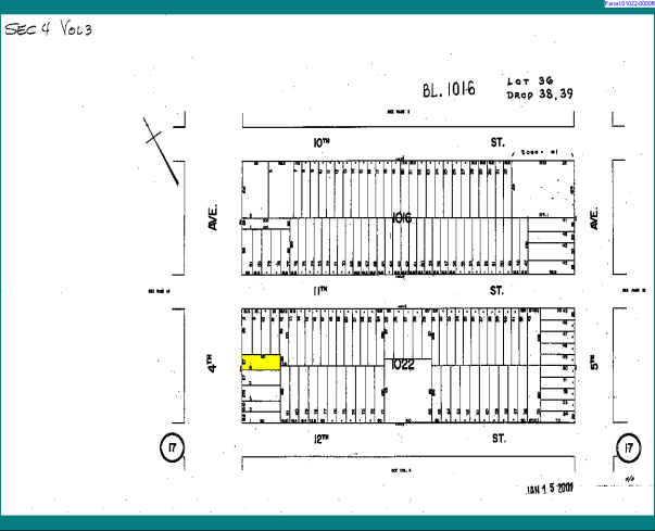 475 4th Ave, Brooklyn, NY for sale - Plat Map - Image 1 of 1