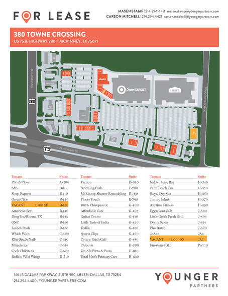 2050 W University Dr, McKinney, TX for rent - Site Plan - Image 3 of 3