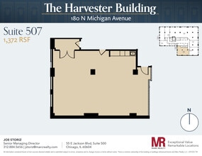 180 N Michigan Ave, Chicago, IL to rent Floor Plan- Image 1 of 4