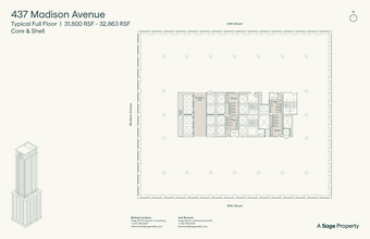 437 Madison Ave, New York, NY for rent Floor Plan- Image 1 of 10