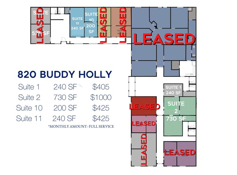 820 Buddy Holly Ave, Lubbock, TX for rent - Building Photo - Image 2 of 18