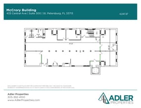 425-445 Central Ave, Saint Petersburg, FL for rent Floor Plan- Image 1 of 1