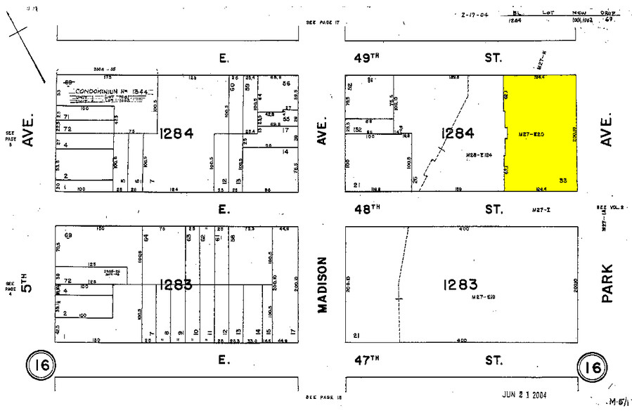 280 Park Ave, New York, NY for rent - Plat Map - Image 2 of 10