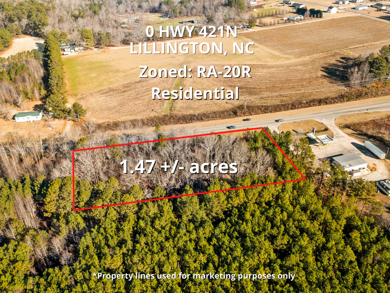 0 N US 421, Lillington, NC for sale - Building Photo - Image 1 of 1