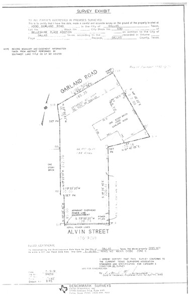 11000 Garland Rd, Dallas, TX for rent - Site Plan - Image 2 of 12