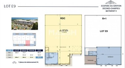 Light Industrial in Décines-Charpieu to rent Floor Plan- Image 1 of 2