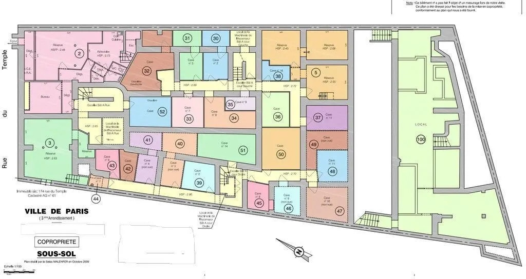 Retail in Paris for sale Floor Plan- Image 1 of 3