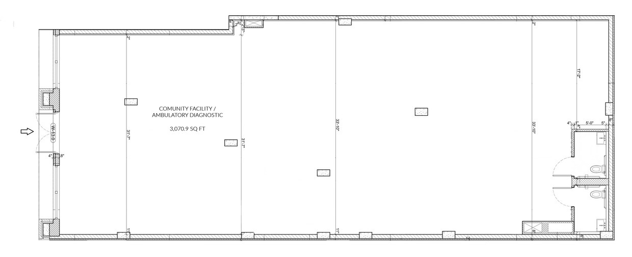 408 Lefferts Ave, Brooklyn, NY 11225 - Unit 1 -  - Floor Plan - Image 1 of 1