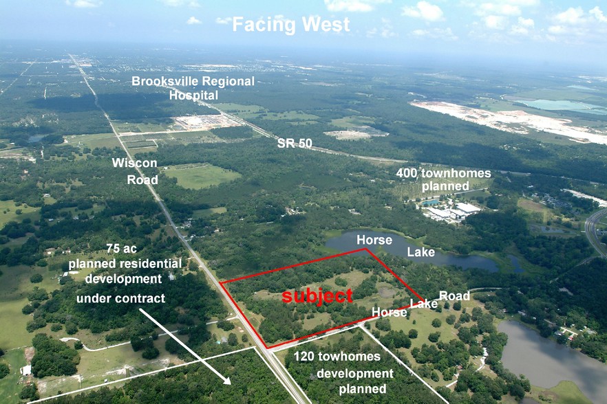 WISCON ROAD, Brooksville, FL for sale - Aerial - Image 3 of 8