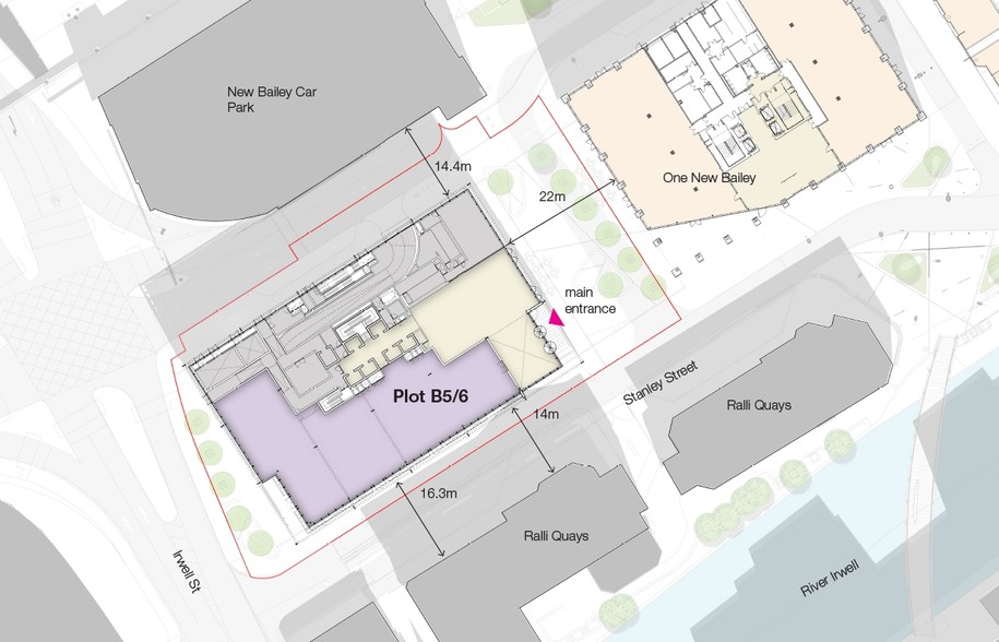 New Bailey St, Salford for rent - Site Plan - Image 2 of 2