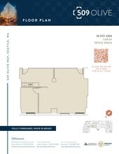 509 Olive Way, Seattle, WA to rent Floor Plan- Image 1 of 1
