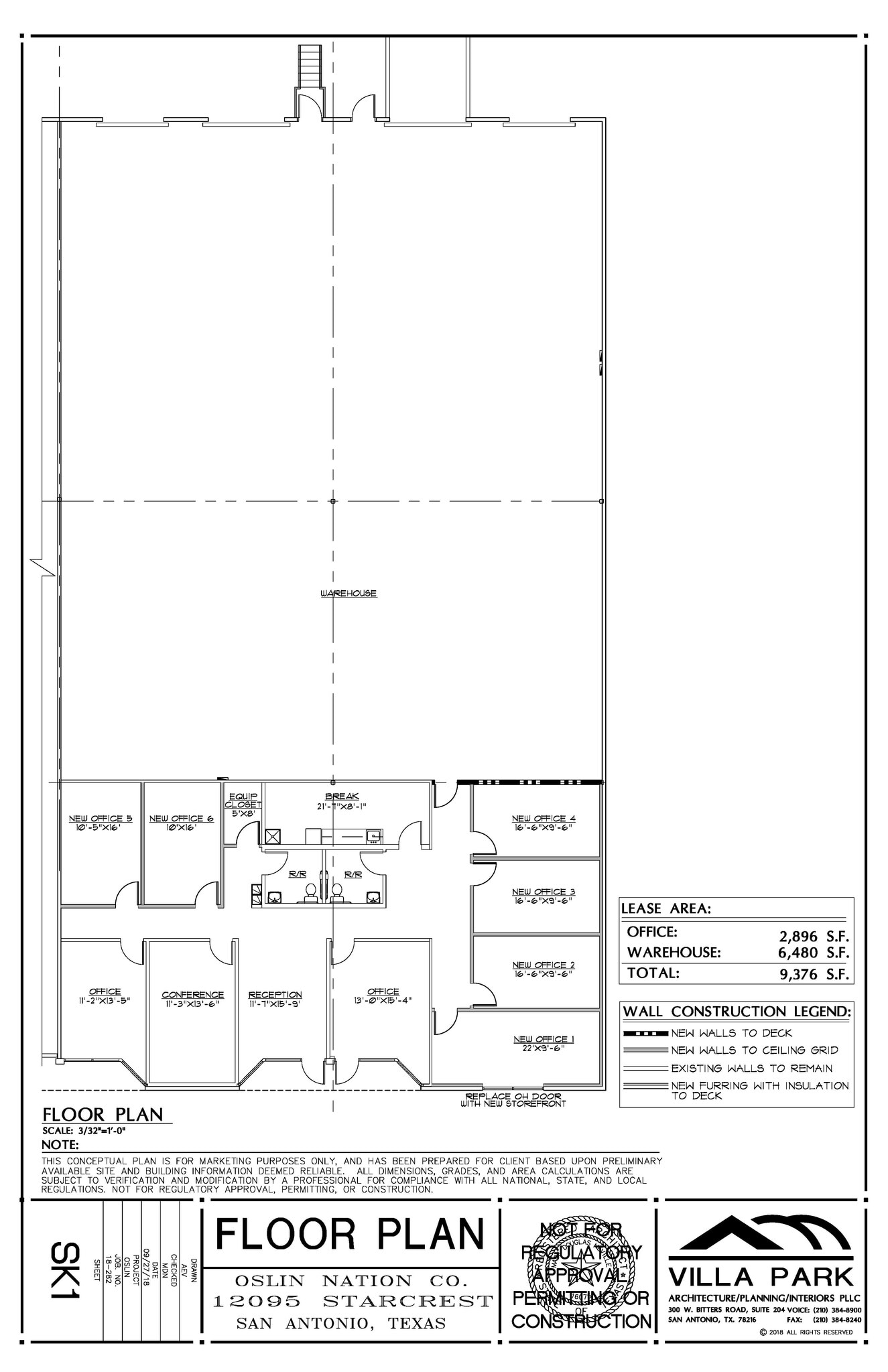 12005-12095 Starcrest Dr, San Antonio, TX for rent Floor Plan- Image 1 of 1