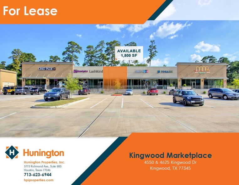 4550 & 4625 Kingwood Dr, Kingwood, TX for rent - Building Photo - Image 1 of 1