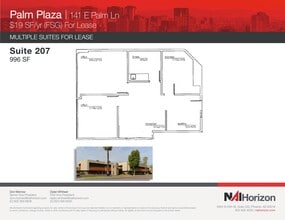 141 E Palm Ln, Phoenix, AZ to rent Site Plan- Image 1 of 1