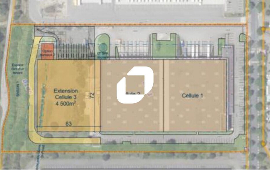 Industrial in Saint-Priest to rent - Site Plan - Image 3 of 3