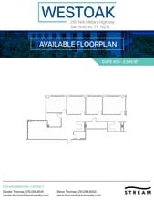 2161 NW Military Hwy, San Antonio, TX to rent Floor Plan- Image 1 of 1