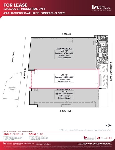 4000 Union Pacific Ave, Commerce, CA for rent - Site Plan - Image 1 of 3