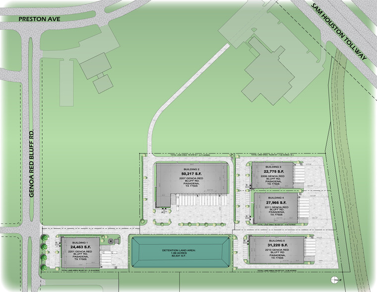 2201 Genoa Red Bluff Rd, Pasadena, TX for sale - Site Plan - Image 2 of 3