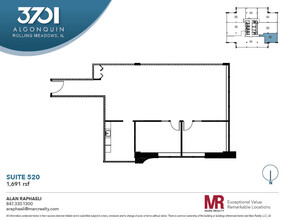 3701 Algonquin Rd, Rolling Meadows, IL for rent Floor Plan- Image 1 of 3